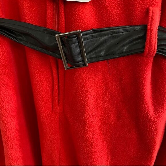 Women's Mrs. Claus Funzies Santa Christmas Pajamas Costume Jumpsuit Size XL NWT - Picture 8 of 8